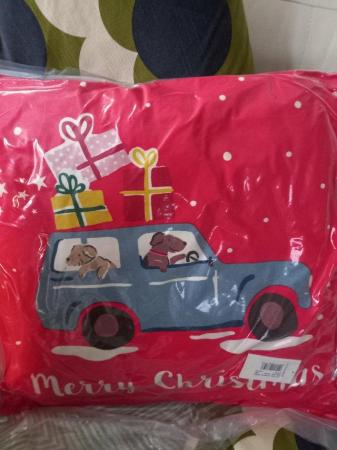Image 1 of CATH KIDSTON CHRISTMAS CUSHION DISCONTINUED NEW