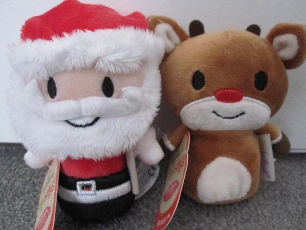 Image 3 of 2 Hallmark itty's bittys Christmas toys