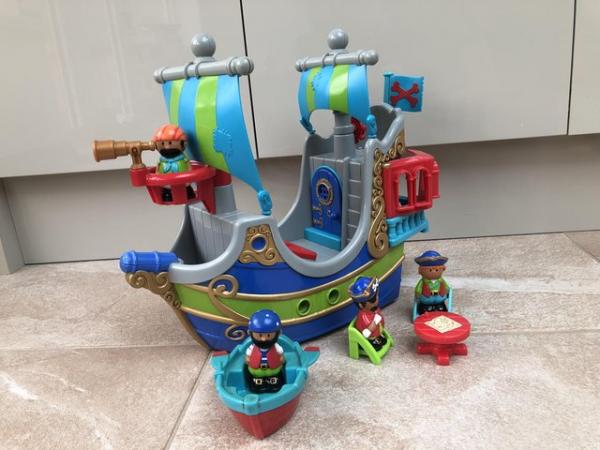 Image 2 of ELC HappyLand Pirate Ship & Accessories