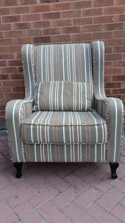 Image 3 of Modern Wingback Armchair