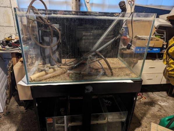 Image 1 of 36" x 20" x 20" fish tank with sump