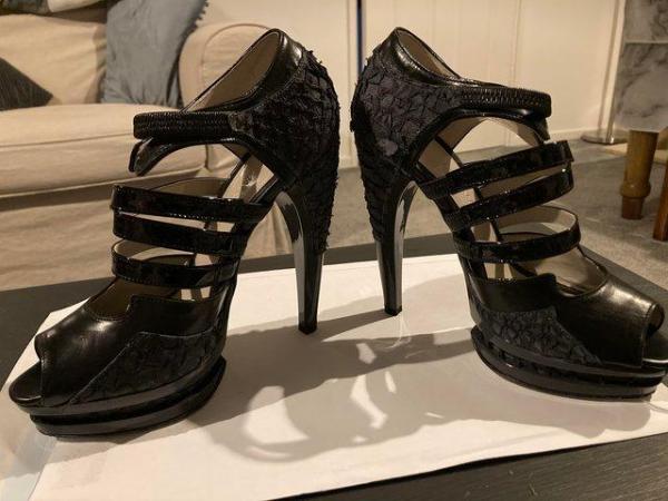 Image 3 of Size 4 Jason Wu black high heel shoes