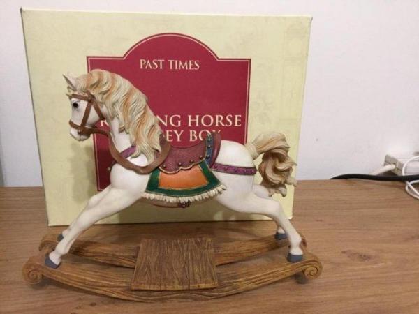 Image 1 of Rocking horse money box from Past Times