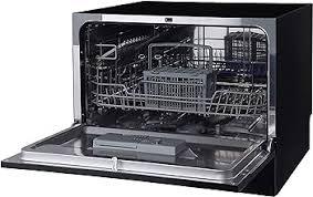 Preview of the first image of RUSSELL HOBBS 6 PLACE TABLETOP DISHWASHER-BLACK-SUPERB**.