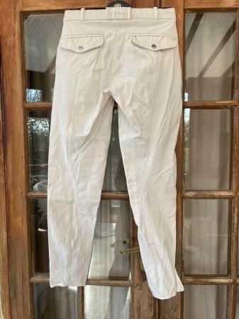Image 2 of Mens/youths white breeches. 28"