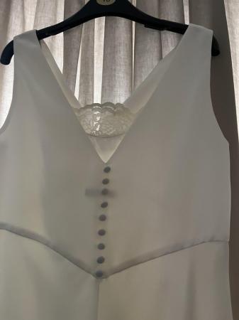 Image 2 of Ivory wedding dress with lace