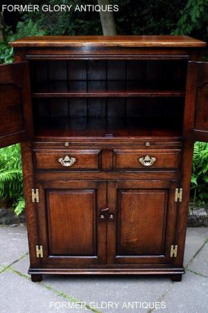 Image 20 of A TITCHMARSH AND GOODWIN OAK WINE CUPBOARD DRINKS CABINET