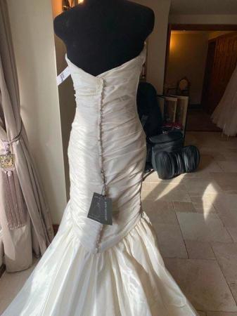Image 8 of Justin Alexander Wedding dress. New size 12