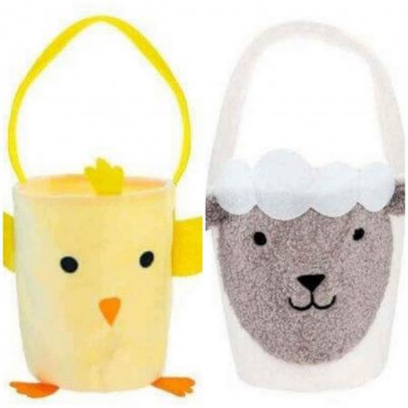 Image 1 of 8 Easter egg baskets chick and sheep