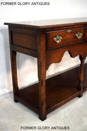 Image 81 of TITCHMARSH AND GOODWIN OAK DRESSER BASE SIDEBOARD HALL TABLE