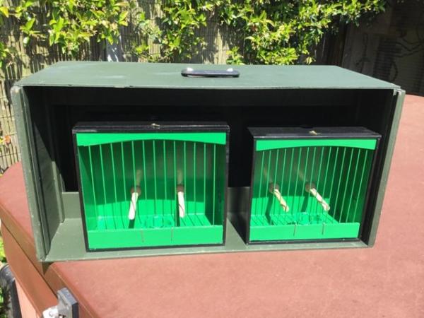 Image 1 of Two British Finch show cages for sale.
