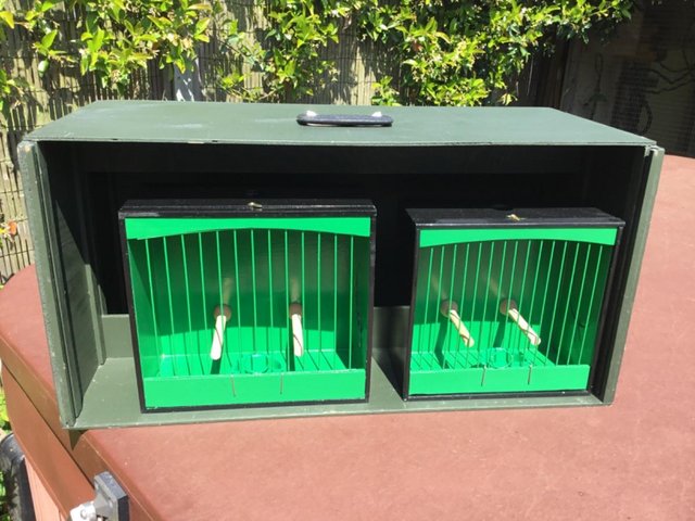 Preview of the first image of Two British Finch show cages for sale..