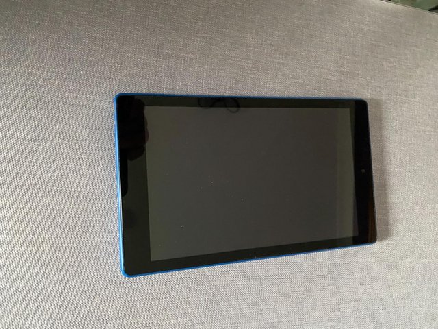 Preview of the first image of Fire HD8 Tablet With USB Charging cable.