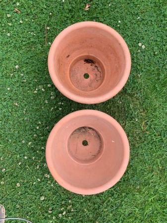 Image 2 of Pair of terracotta plant pots