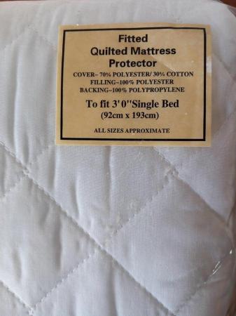 Image 2 of Mattress Protector, unused and in sealed packaging