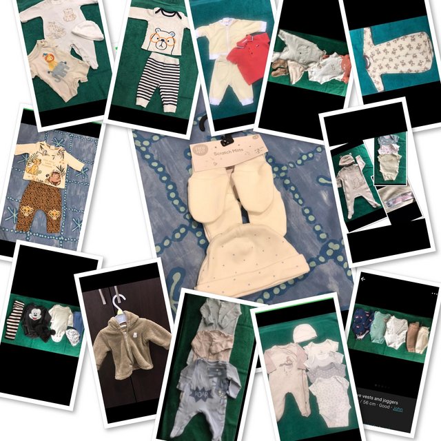 Preview of the first image of Baby clothes from newborn up to 3 months.