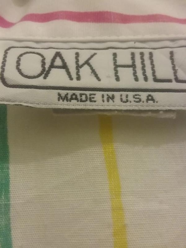 Preview of the first image of Vintage 1980s Oak Hill (Made in USA) Summer Blouse.