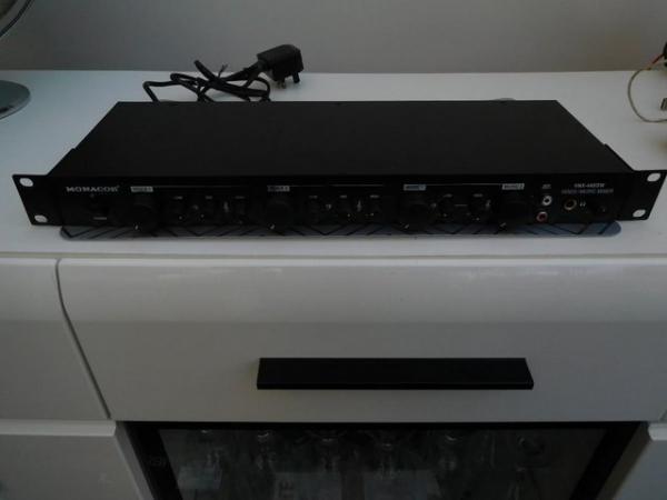 Image 3 of MONACOR VMX-440/SW Microphone Line Mixer PA 19" Rackmount 4