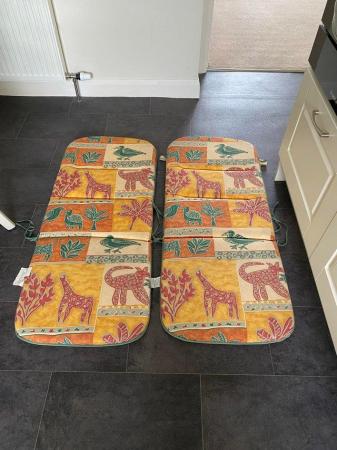 Image 2 of Two Reversible Recliner Seat Pads Good Condition