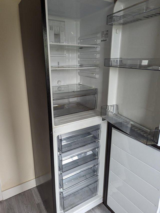 Preview of the first image of BEKO Fridge Freezer Silver.