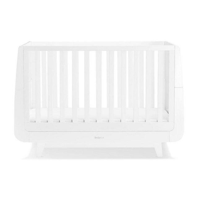 Preview of the first image of SnuzKot Luxe Cot Bed – White *PRE LOVED/USED.