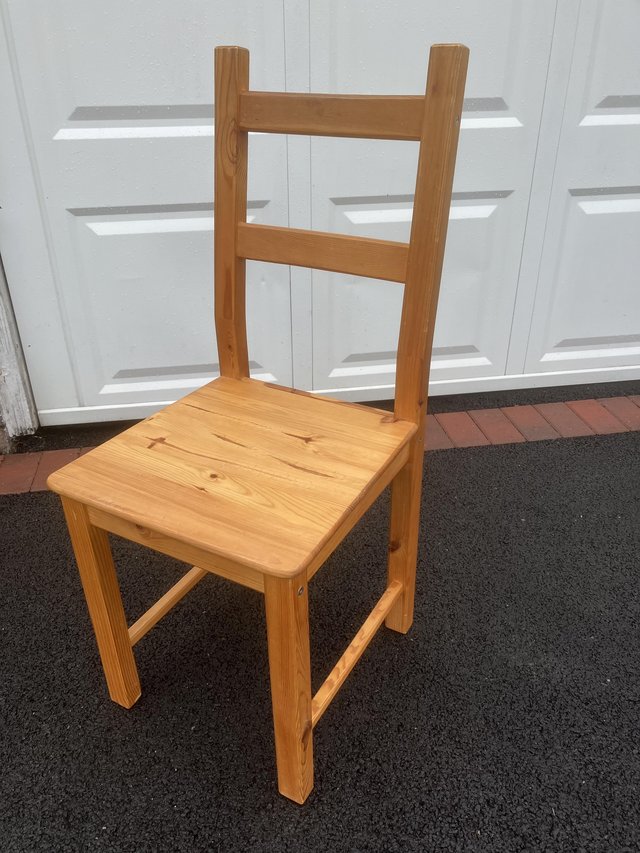 Preview of the first image of 4 Ikea Dining Chairs wooden.