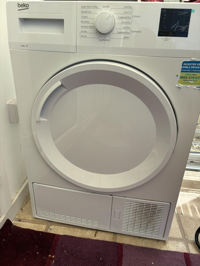 Preview of the first image of Beko condenser tumble dryer 8 kg.