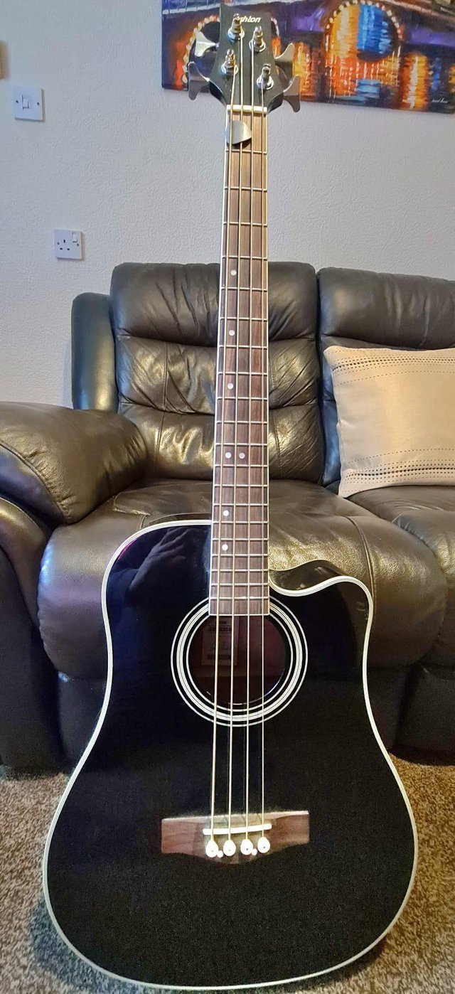 Preview of the first image of Ashton Semi acoustic Bass.
