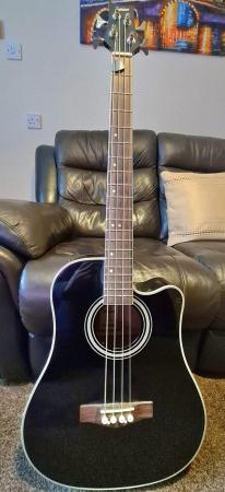 Image 1 of Ashton Semi acoustic Bass