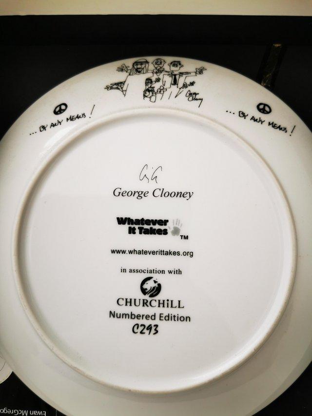 Preview of the first image of What Ever It Takes  George Clooney Churchill  Design plate.