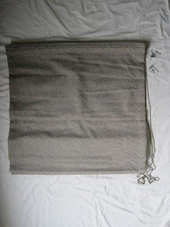 Image 1 of Grey roman blind with fixings included