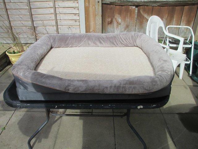 Preview of the first image of extra large memory foam dogs bed.