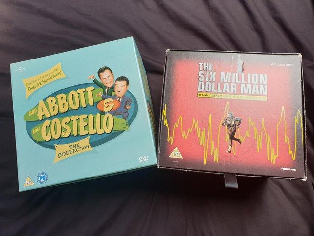 Preview of the first image of DVD Collections - 6 million dollar man, abbot & castello.
