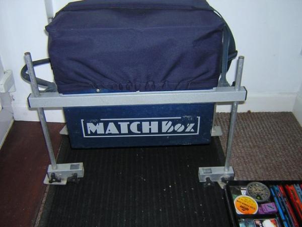 Image 1 of Fishing Match Box to sit one with 3 compantments.