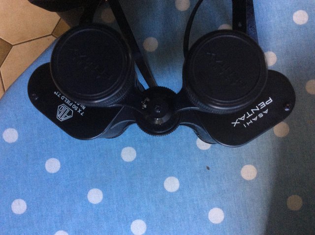 Preview of the first image of Old style Bonoculars . With case..