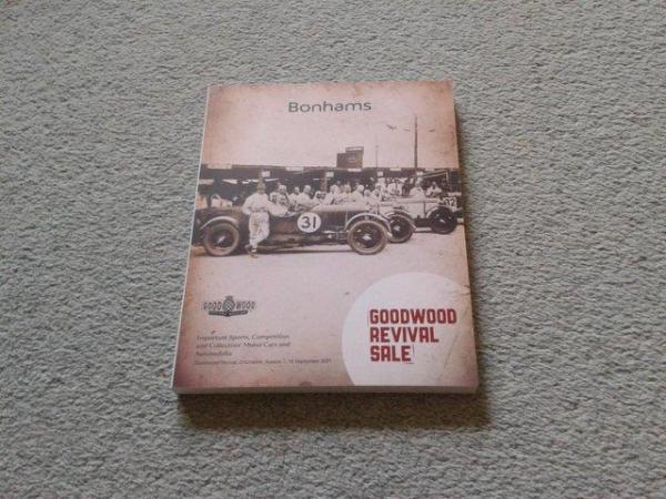 Image 1 of 2021 Goodwood Revival Bonhams Sale Catalogue