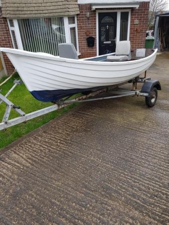 Image 1 of 13ft fishing boat clinker style