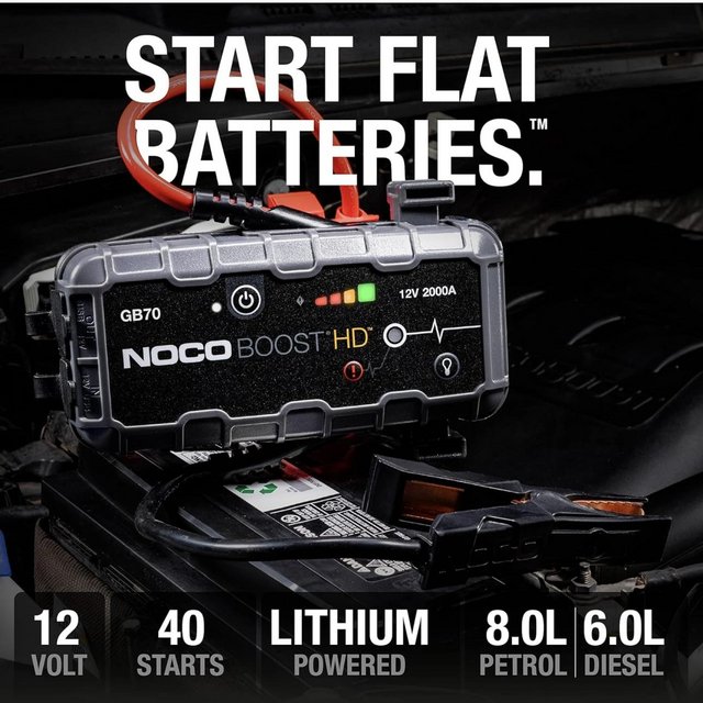 Preview of the first image of NOCO GB70 BOOST HD 2000A Jump starter.