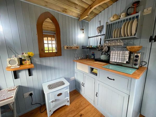 Image 2 of Gorgeous hot tub shepherd huts for romantic stay