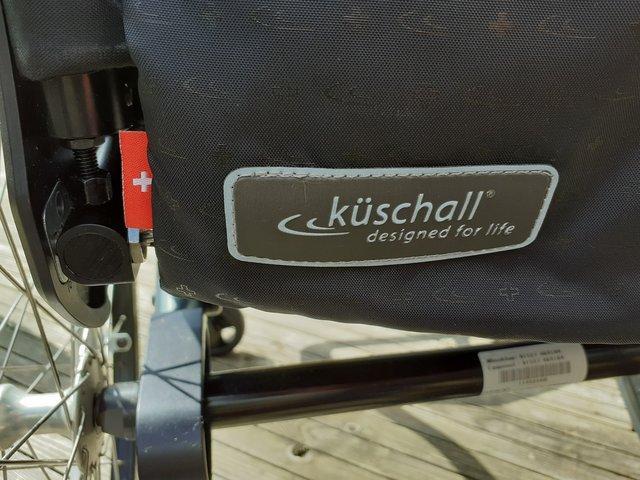 Preview of the first image of Kuchall k series wheelchair 16 inch seat.