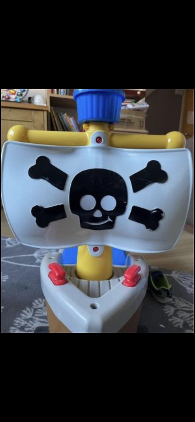 Preview of the first image of Little Tikes ride on pirate ship.