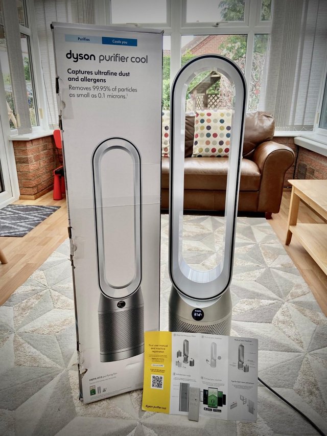 Preview of the first image of DYSON PURIFIER COOL FAN TP07 c/w NEW FILTER.