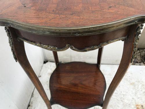 Image 5 of Beautiful inlaid French Kingwood side table