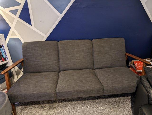 Preview of the first image of Ikea ekenaset sofa and chair.