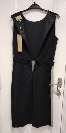 Image 9 of New Phase Eight Charlotte Colour Block Dress Grey Marl 12