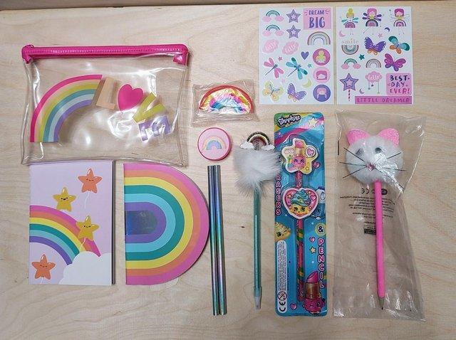 Preview of the first image of New Children's Girls School Stationary Bundle Pencil Case Pe.
