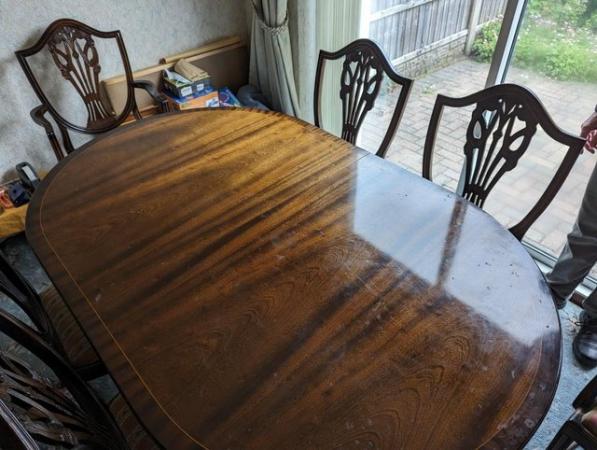 Image 2 of Dining Table & Chairs -Vintage 70s-80s (located S Liverpool)