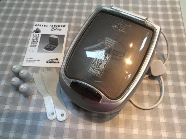 Image 1 of George Foreman Lean Mean Fat Grilling Machine