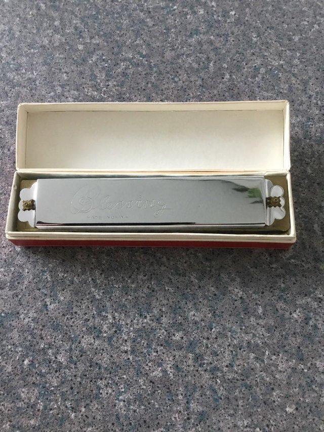 Preview of the first image of Blessing Harmonica in original box.
