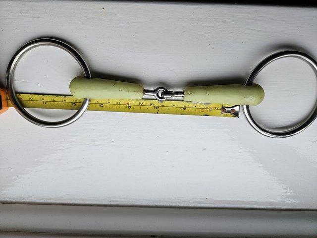 Preview of the first image of Happy mouth snaffle bit 13.5cm.